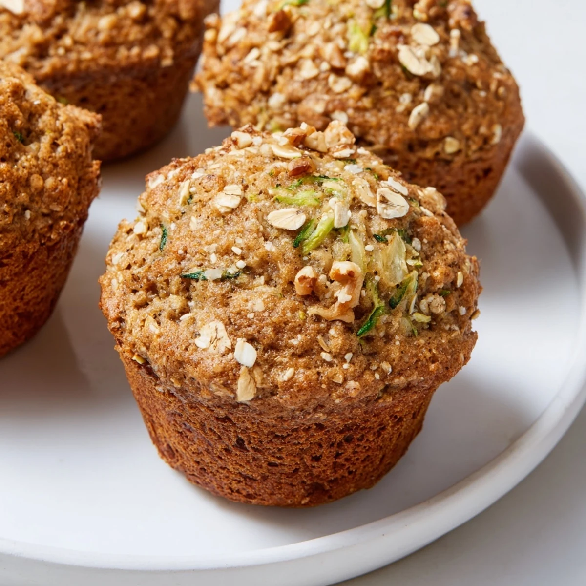 Golden brown freezer-friendly breakfast muffins, perfect for a quick, healthy morning start.
