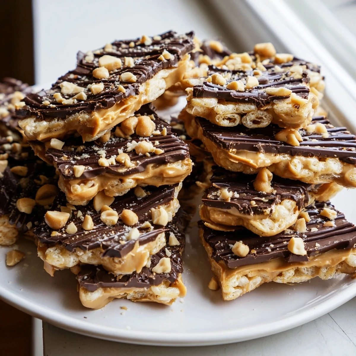 Indulge in these easy Peanut Butter Chocolate Rice Cakes—perfect for a quick, no-bake, gluten-free dessert or snack.