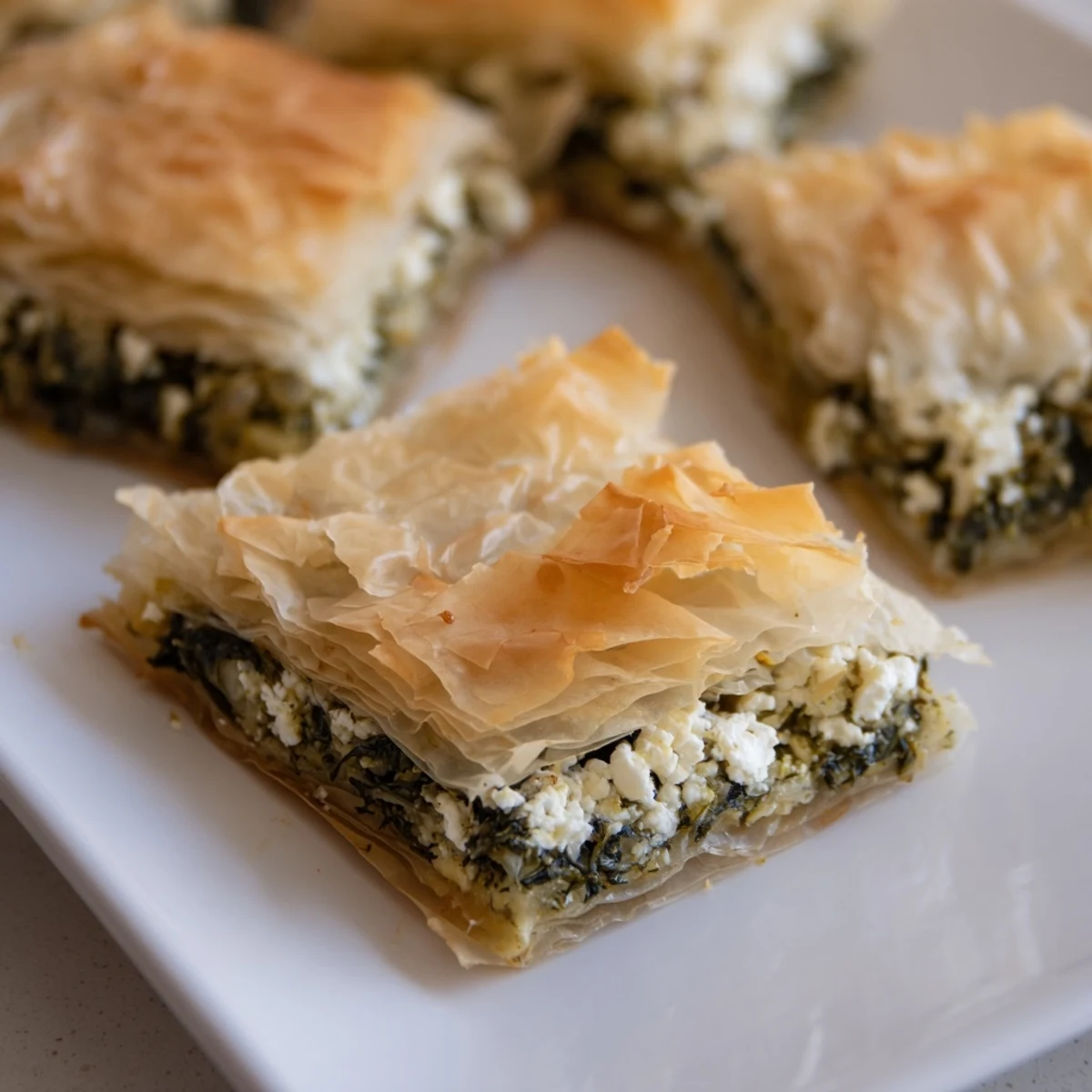 This hearty, golden-brown Greek spanakopita pie is perfect served with a crisp white wine.