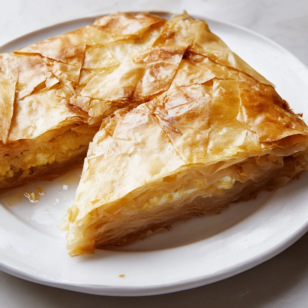 Imagine biting into savory Bulgarian Banitsa: a delicious, flaky pastry with a cheesy, egg filling.