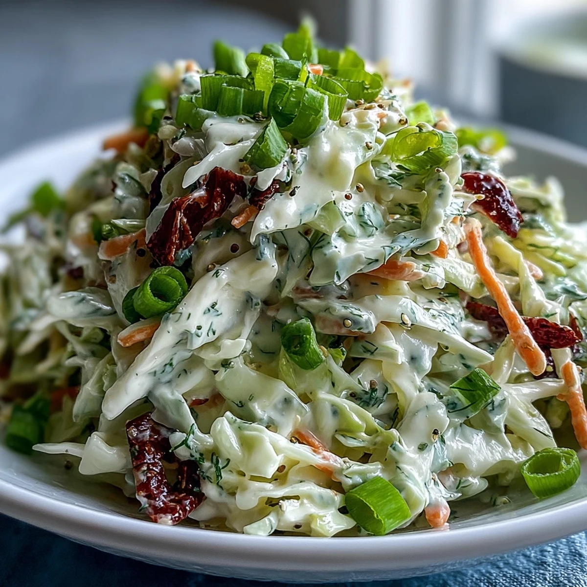 This refreshing Best Cabbage Coleslaw is tossed in a creamy dressing, ready to be served as a side dish for summer barbecues.  