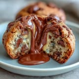 Cadbury Egg Stuffed Chocolate Chip Cookies: chewy cookies with gooey Cadbury Creme Egg centers.