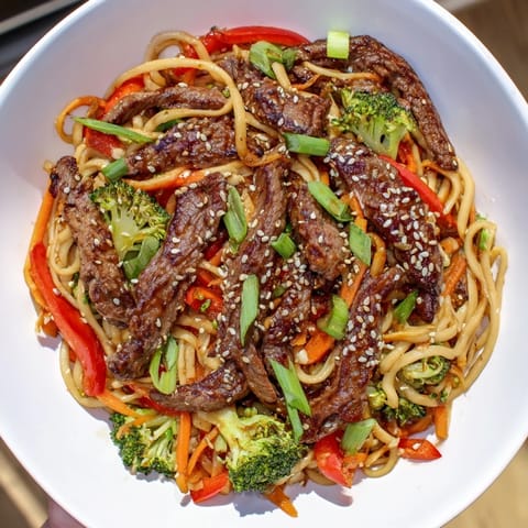Easy Beef Stir-Fry Lo Mein