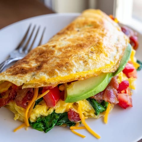 Crispy Breakfast Wrap Folded