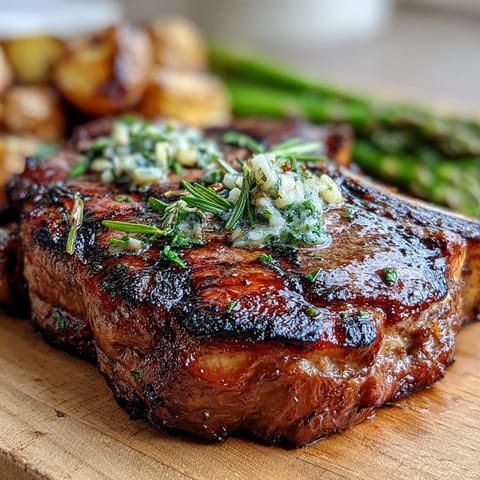 Grilled Bone-In Rib Eye Steak