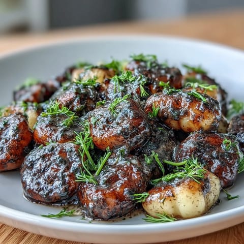 Creamy truffle butter gnocchi topped with Parmesan shavings, served in a shallow white bowl with a sprinkle of fresh chives.