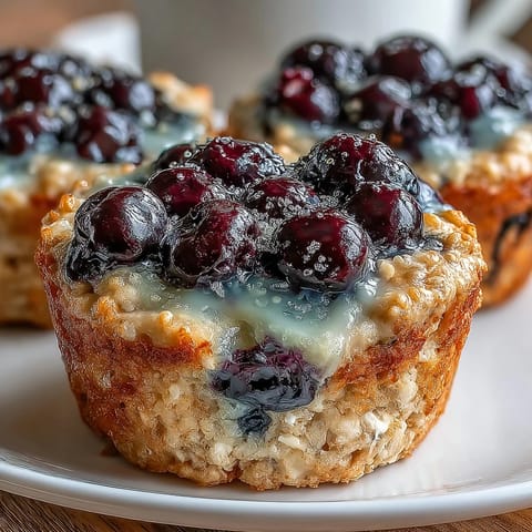 Mini Cottage Cheese Blueberry Bites