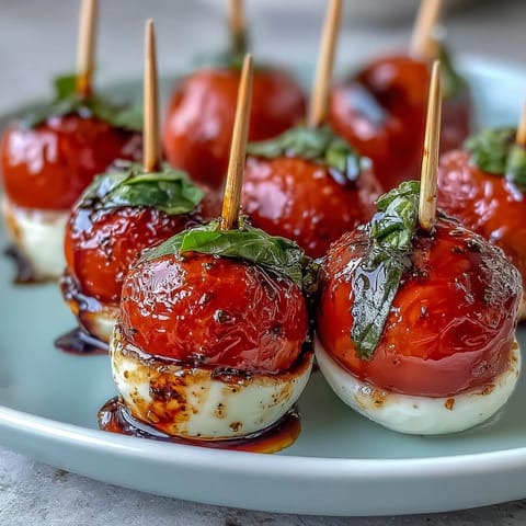 Bridal Shower Caprese Skewers