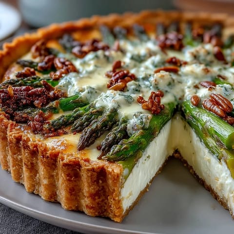Spring Asparagus Tart Puff