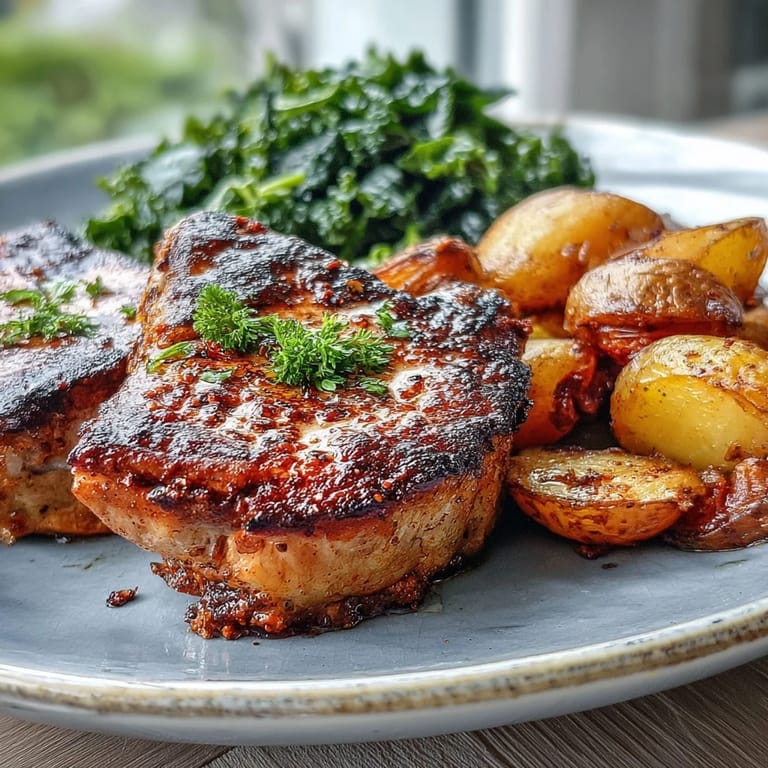 Fresh kale and lemon zest garnish this vibrant Mediterranean-inspired main dish for a weeknight dinner.