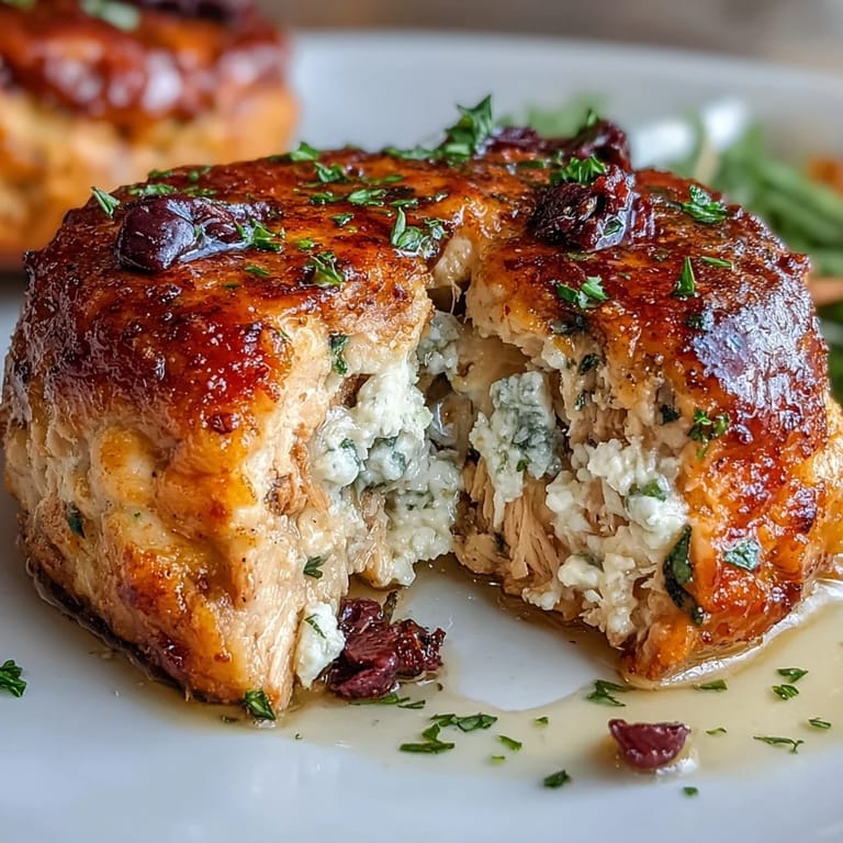 Flavorful Mediterranean chicken patties infused with sun-dried tomatoes, fresh herbs, and creamy feta cheese.  