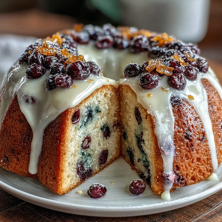 Moist lemon blueberry layer cake bursting with fresh berries and zesty citrus, topped with silky cream cheese frosting.