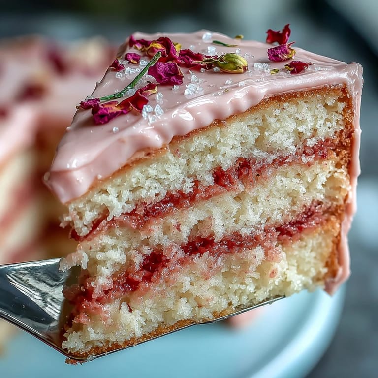 Stunning Bridal Shower Rosé Velvet Cake, perfect for a festive celebration.