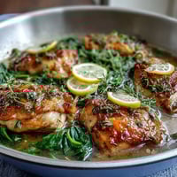 Creamy one-pot lemon orzo with chicken and spinach, bursting with fresh citrus and tender bites of pasta.