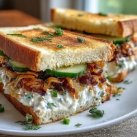 Delicate finger sandwiches with bright lemon butter and cucumber slices, perfect for an elegant Mothers Day tea party.